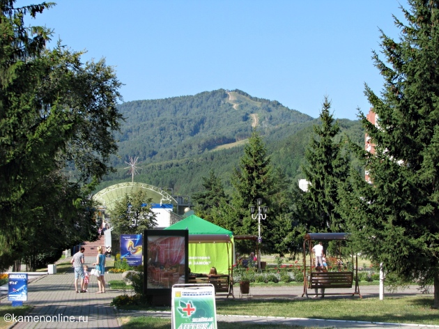     . Belokurikha resort. Mount Tserkovka