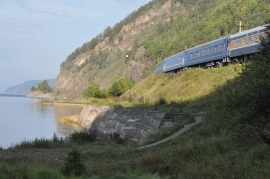 Байкал фото: Кругобайкальская железная дорога - КБЖД