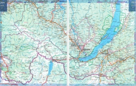 Карта дорог Байкала Карта дорог Байкала